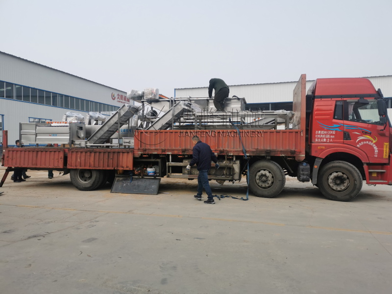 寧強縣薯芋類凈菜加工設備發(fā)貨