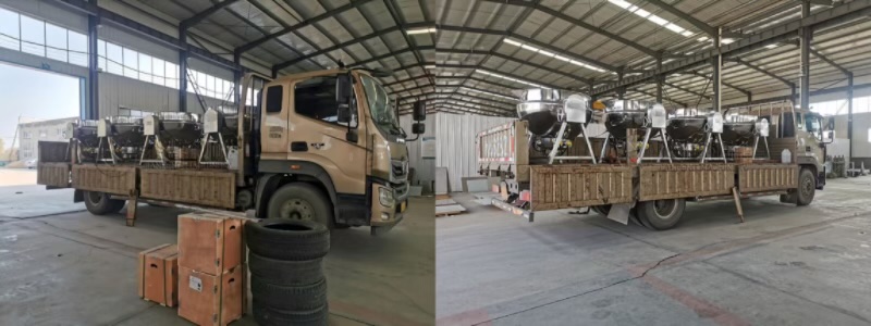 尖峰機(jī)械電加熱夾層鍋發(fā)往蘭州