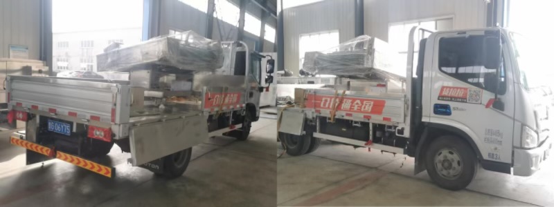 諸城尖峰機(jī)械1000型真空包裝機(jī)成功發(fā)往威海